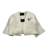 John Richmond Set Cardigan E Top tinta unita Panna per Bambino RGA26040TW PANNA JOHN RICHMOND 