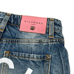 John Richmond Gonna In Denim tinta unita Xon Logo Azzurro per Bambina RGA26050GO AZZURRO JOHN RICHMOND 