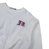 John Richmond Felpa tinta unita Modello Crop con Stampa Bianco per Bambina RGA26051FE BIANCO JOHN RICHMOND 