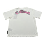 John Richmond T-Shirt Girocollo tinta unita con Logo Panna per Bambina RGA26053TS PANNA JOHN RICHMOND 