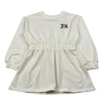 John Richmond Abito Manica Lunga tinta unita con Logo Panna per Bambina RGA26053VE PANNA JOHN RICHMOND 