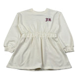John Richmond Abito Manica Lunga tinta unita con Logo Panna per Bambina RGA26053VE PANNA JOHN RICHMOND 