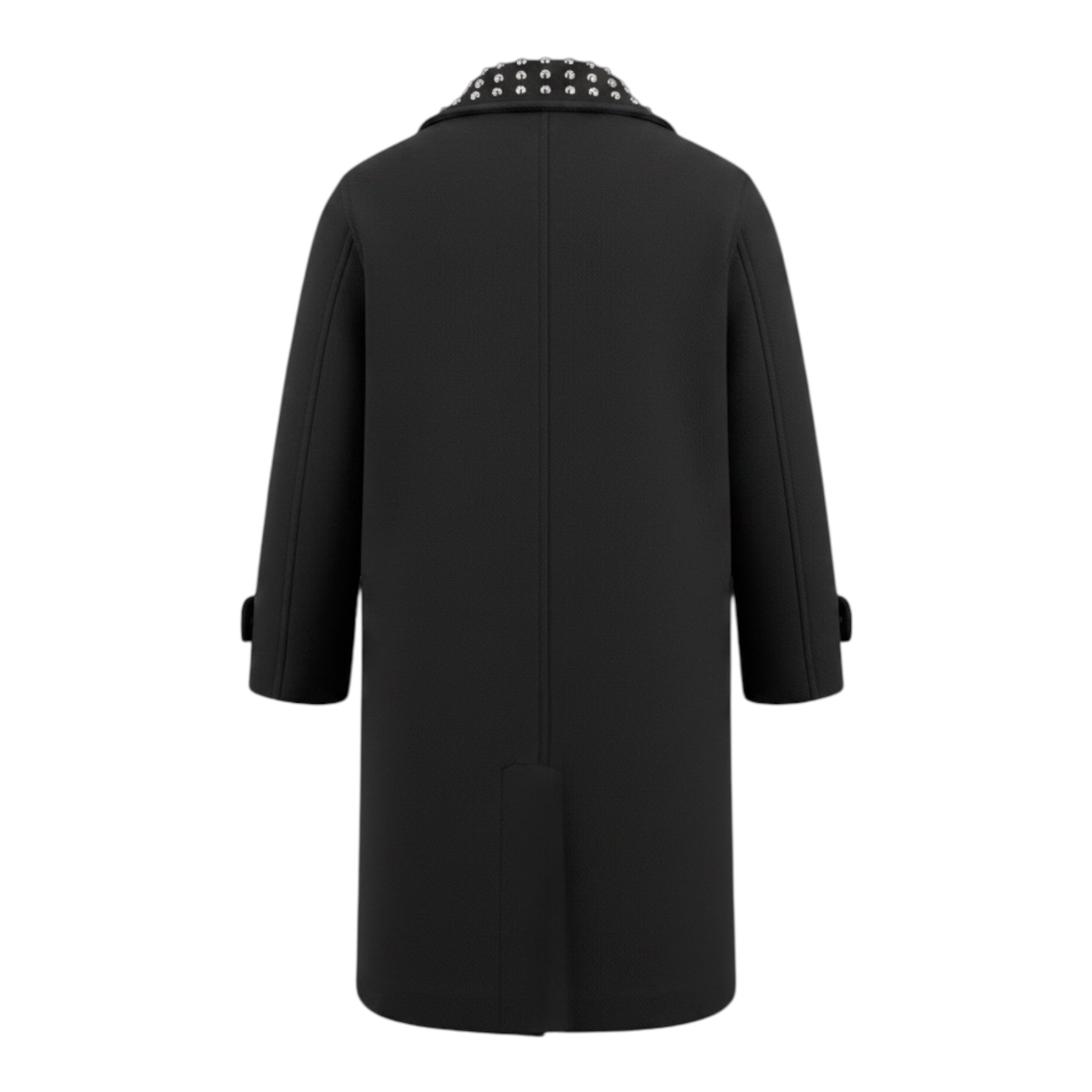 John Richmond Cappotto tinta unita Nero per Bambina RGA26063CP NERO JOHN RICHMOND 