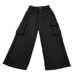 John Richmond Jeans tinta unita Modello Palazzo Nero per Bambina RGA26074PA NERO JOHN RICHMOND 