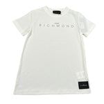 John Richmond T-Shirt tinta unita con Stampa Bianco per Bambina RGA26086TS BIANCO JOHN RICHMOND 