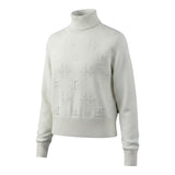 John Richmond Maglia tinta unita Collo Alto Bianco per Bambina RGA26088MA BIANCO JOHN RICHMOND 
