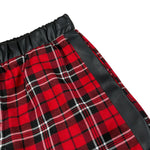 John Richmond Short tinta unita con Fantasia Scozzese Rosso per Bambina RGA26089SH ROSSO JOHN RICHMOND 