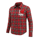 John Richmond Camicia tinta unita con Fantasia Scozzese Rosso per Bambina RGA26090CA ROSSO JOHN RICHMOND 