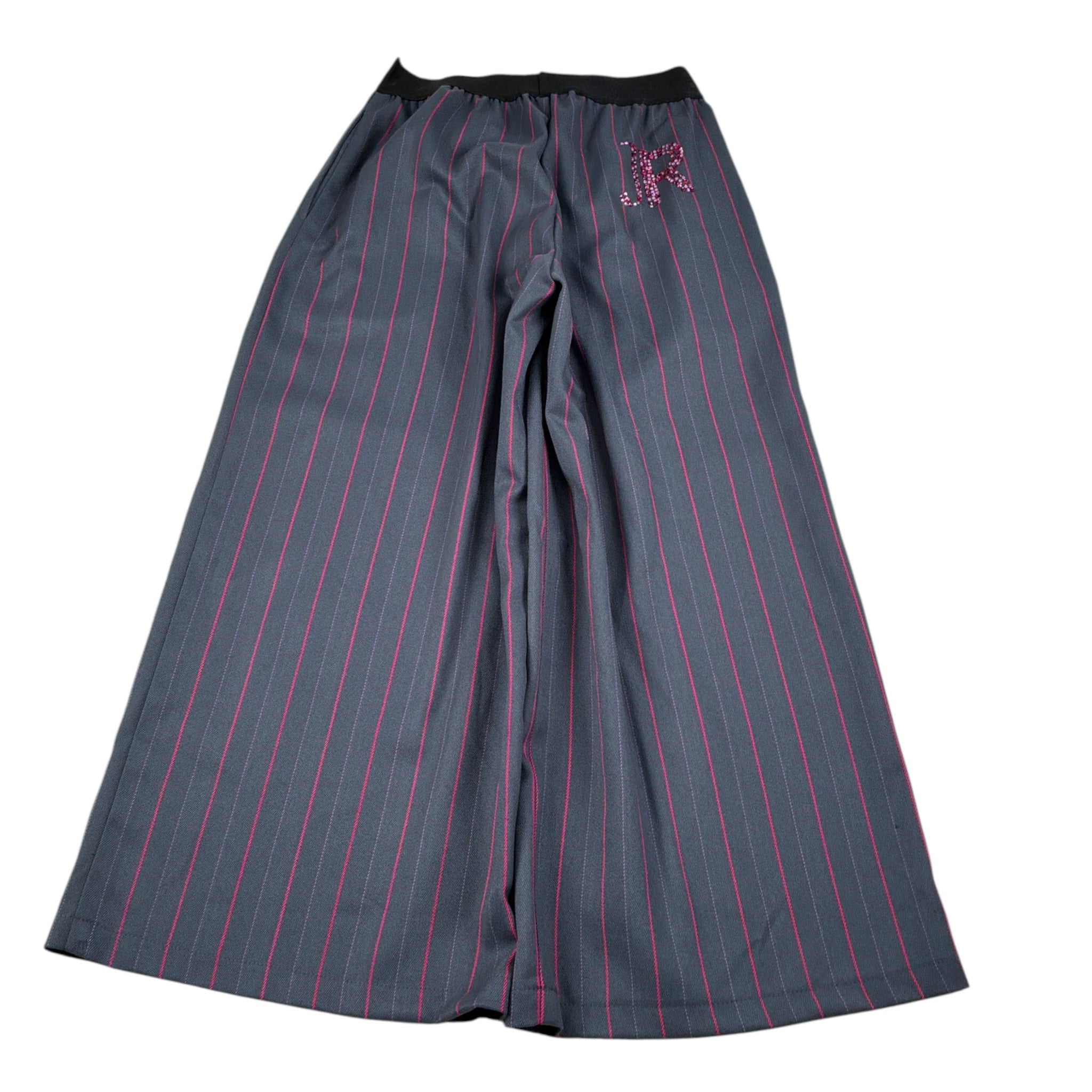 John Richmond Pantalone tinta unita con Fantasia A Righe Grigio per Bambina RGA26105PA GRIGIO JOHN RICHMOND 