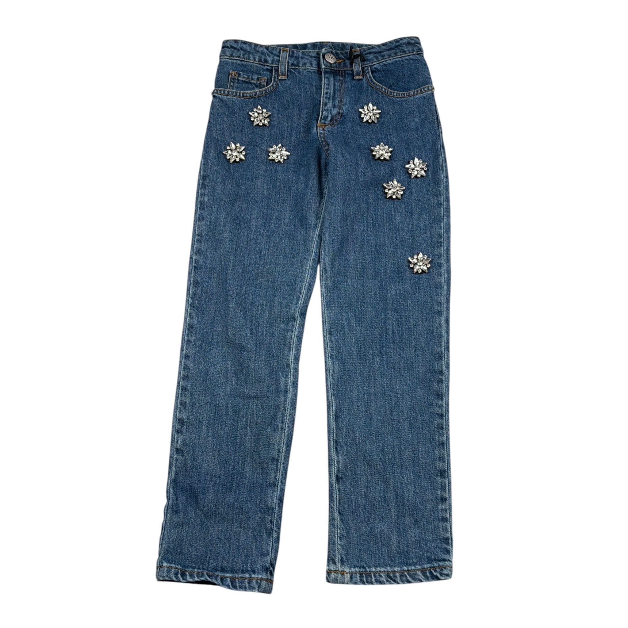 John Richmond Jeans tinta unita con Applicazioni Blu per Bambina RGA26122JE BLU JOHN RICHMOND 