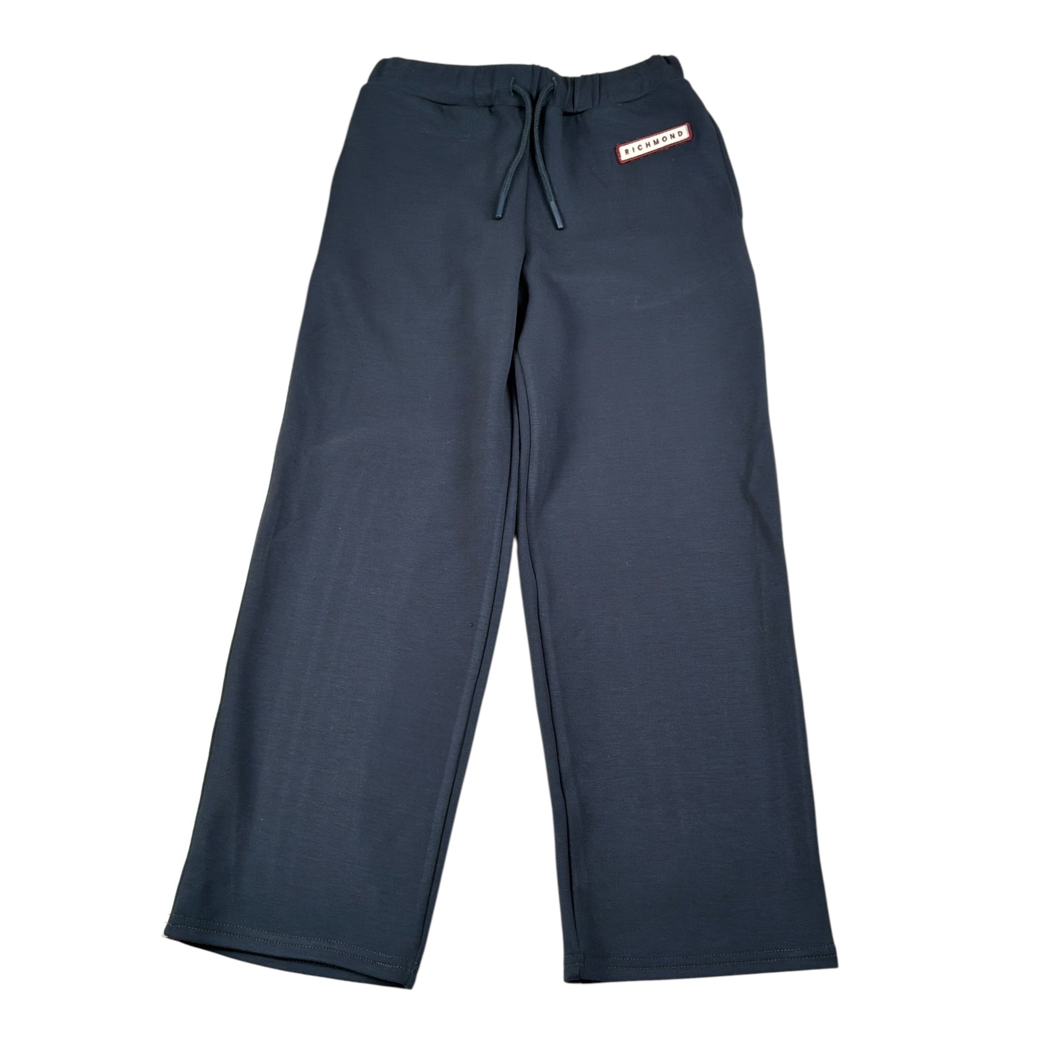 John Richmond Pantalone Modello Tuta con Logo Blu per Bambina RGA26123PA BLU JOHN RICHMOND 