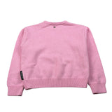 John Richmond Maglia Girocollo tinta unita con Applicazioni Rosa per Bambina RGA26136MA ROSA JOHN RICHMOND 