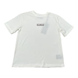 John Richmond T-Shirt tinta unita con Logo Bianco per Bambina RGA26143TS BIANCO JOHN RICHMOND 