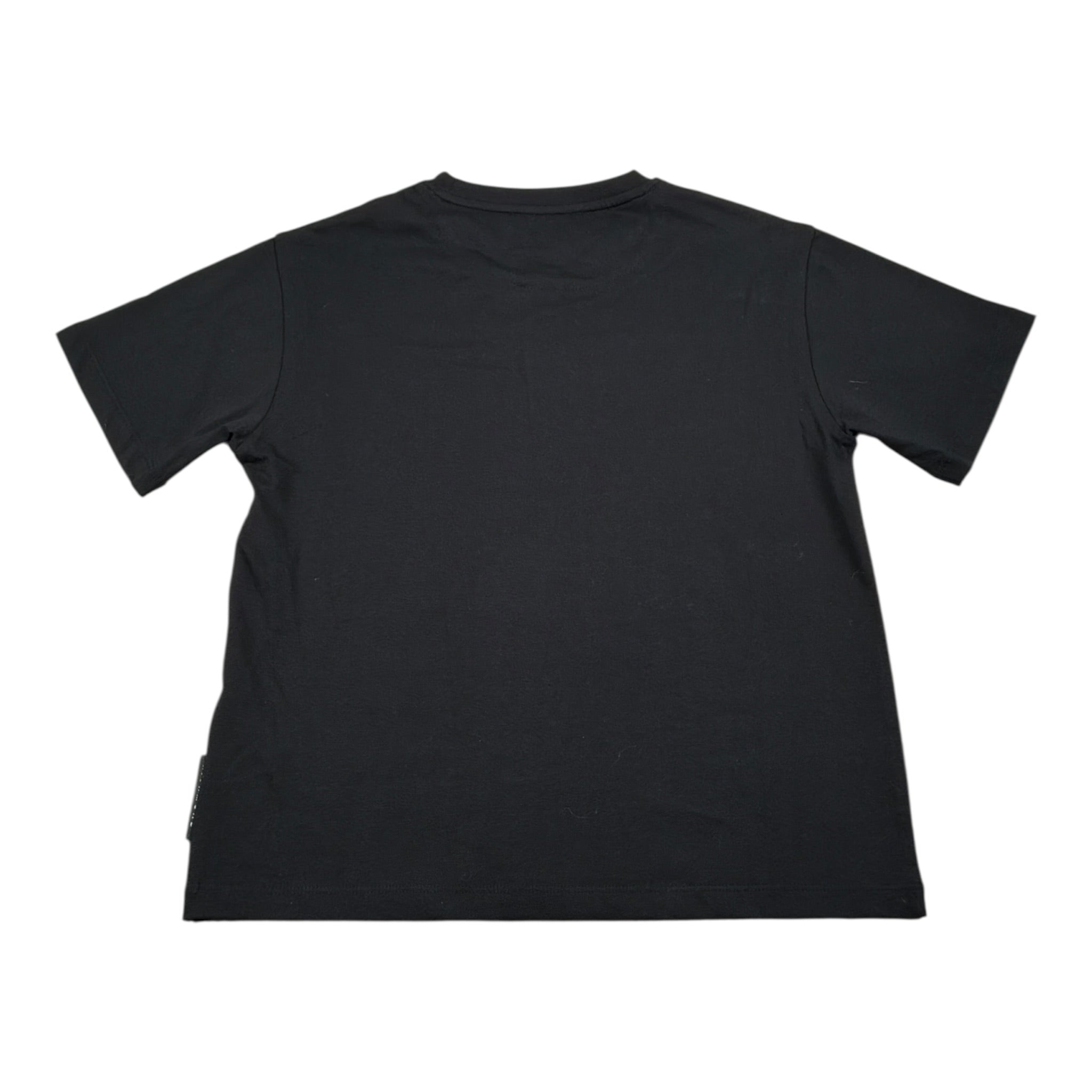 John Richmond T-Shirt tinta unita con Brillantini Nero per Bambina RGA26146TS NERO JOHN RICHMOND 