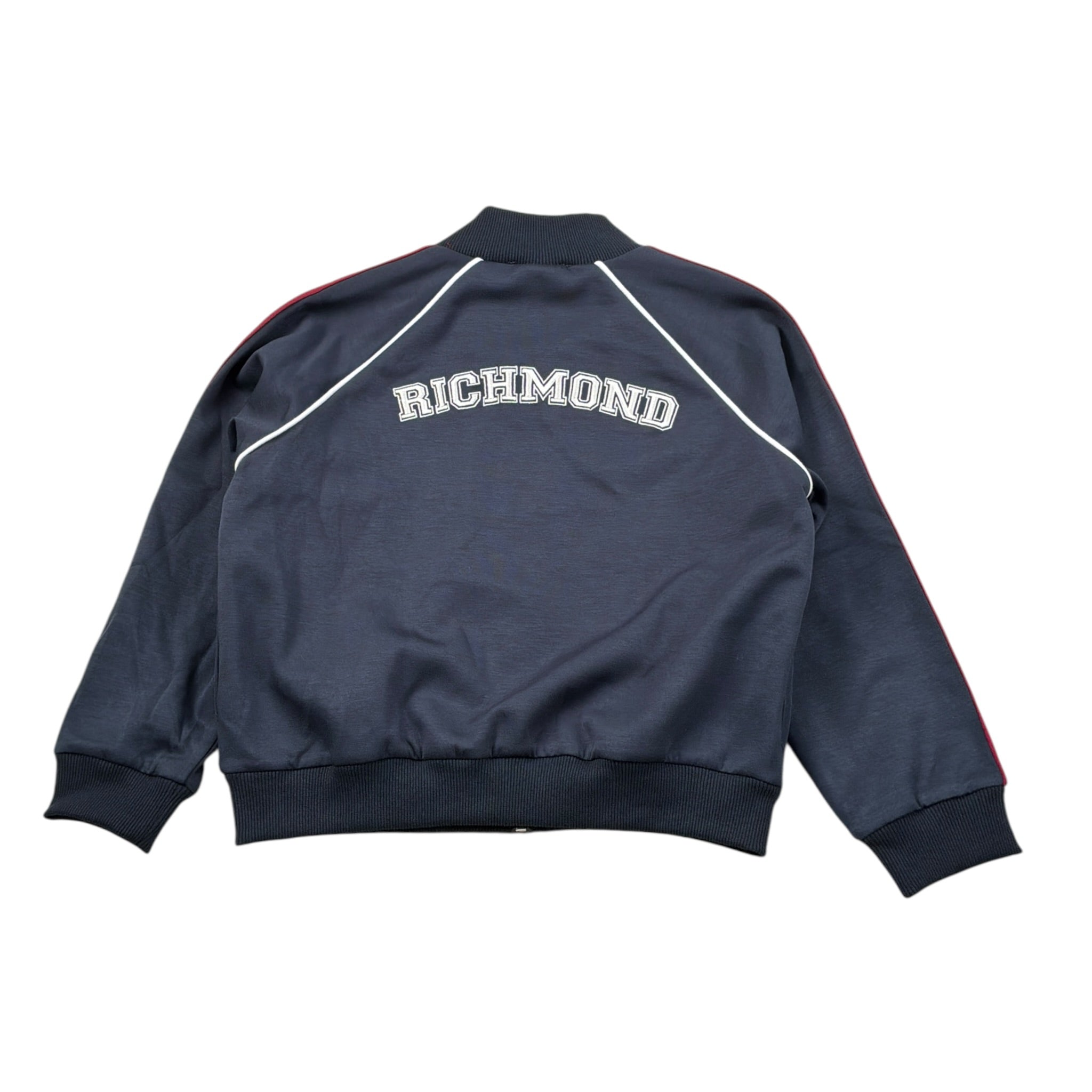 John Richmond Felpa tinta unita con Zip E Cappuccio Blu per Bambina RGA2614FE BLU JOHN RICHMOND 
