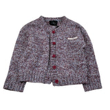 John Richmond Cardigan tinta unita In Maglia Viola per Bambina RGA26151CD VIOLA JOHN RICHMOND 