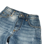John Richmond Jeans tinta unita con Girovita Regolabile Azzurro per Bambina RGA26162JE AZZURRO JOHN RICHMOND 