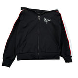John Richmond Felpa tinta unita con Zip E Cappuccio Nero per Bambina RGA26177FE NERO JOHN RICHMOND 