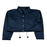 John Richmond Camicia tinta unita con Elastico Blu per Bambina RGA26179CA BLU JOHN RICHMOND 