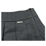 John Richmond Gonna tinta unita con Zip Grigio per Bambina RGA26181GO GRIGIO JOHN RICHMOND 