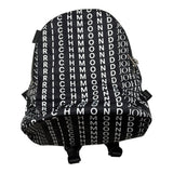 John Richmond Zaino tinta unita con Stampe Nero per Bambino RGP22075ZA NERO JOHN RICHMOND 