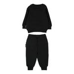 John Richmond Completo 2 Pezzi Felpa-Pantalone tinta unita Nero per Neonato RIA25003CFXX NERO JOHN RICHMOND 