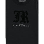 John Richmond Shirt tinta unita con Logo Nero per Neonato RIA25004TS NERO JOHN RICHMOND 