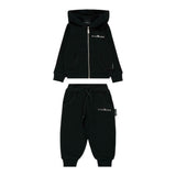 John Richmond Completo 2Pz Felpa-Pantalone tinta unita Nero per Neonato RIA25007CF NERO JOHN RICHMOND 