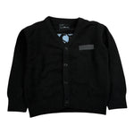 John Richmond Cardigan tinta unita con Logo Nero per Neonato RIA25010CD NERO JOHN RICHMOND 