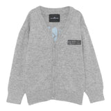 John Richmond Cardigan tinta unita con Logo Grigio per Neonato RIA25010CDX GRIGIO JOHN RICHMOND 