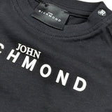 John Richmond Shirt Girocollo tinta unita con Stampa Nero per Neonato RIA25012TSX NERO JOHN RICHMOND 