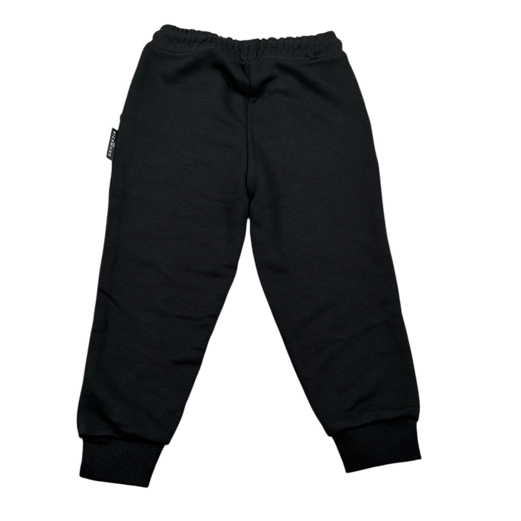 John Richmond Pantalone Tuta tinta unita con Loro Nero per Neonato RIA25014PA NERO JOHN RICHMOND 