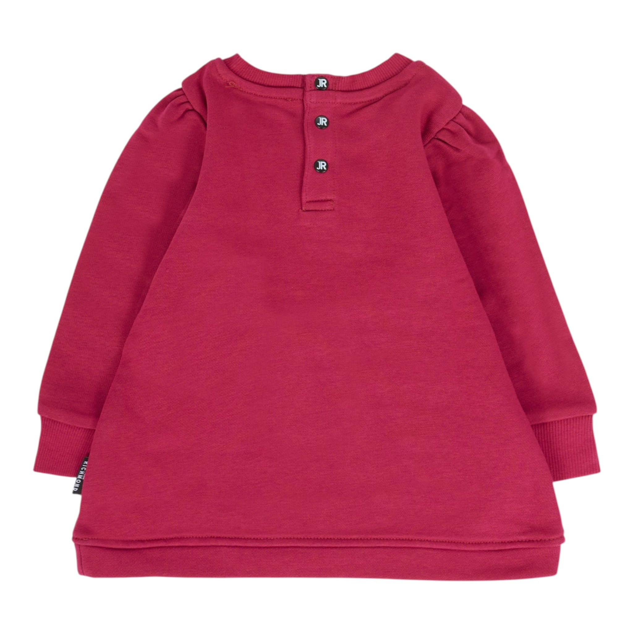 John Richmond Abito Girocollo Manica Lunga tinta unita Fuxia per Neonata RIA25019VE FUXIA JOHN RICHMOND 