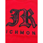 John Richmond Shirt Girocollo tinta unita con Stampa Rosso per Neonato RIA25035TS ROSSO JOHN RICHMOND 