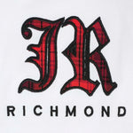 John Richmond Shirt Girocollo tinta unita con Stampa Bianco per Bambino RIA25035TSXJ BIANCO JOHN RICHMOND 