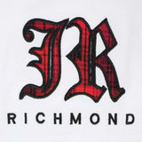 John Richmond Shirt Girocollo tinta unita con Stampa Bianco per Bambino RIA25035TSXJ BIANCO JOHN RICHMOND 