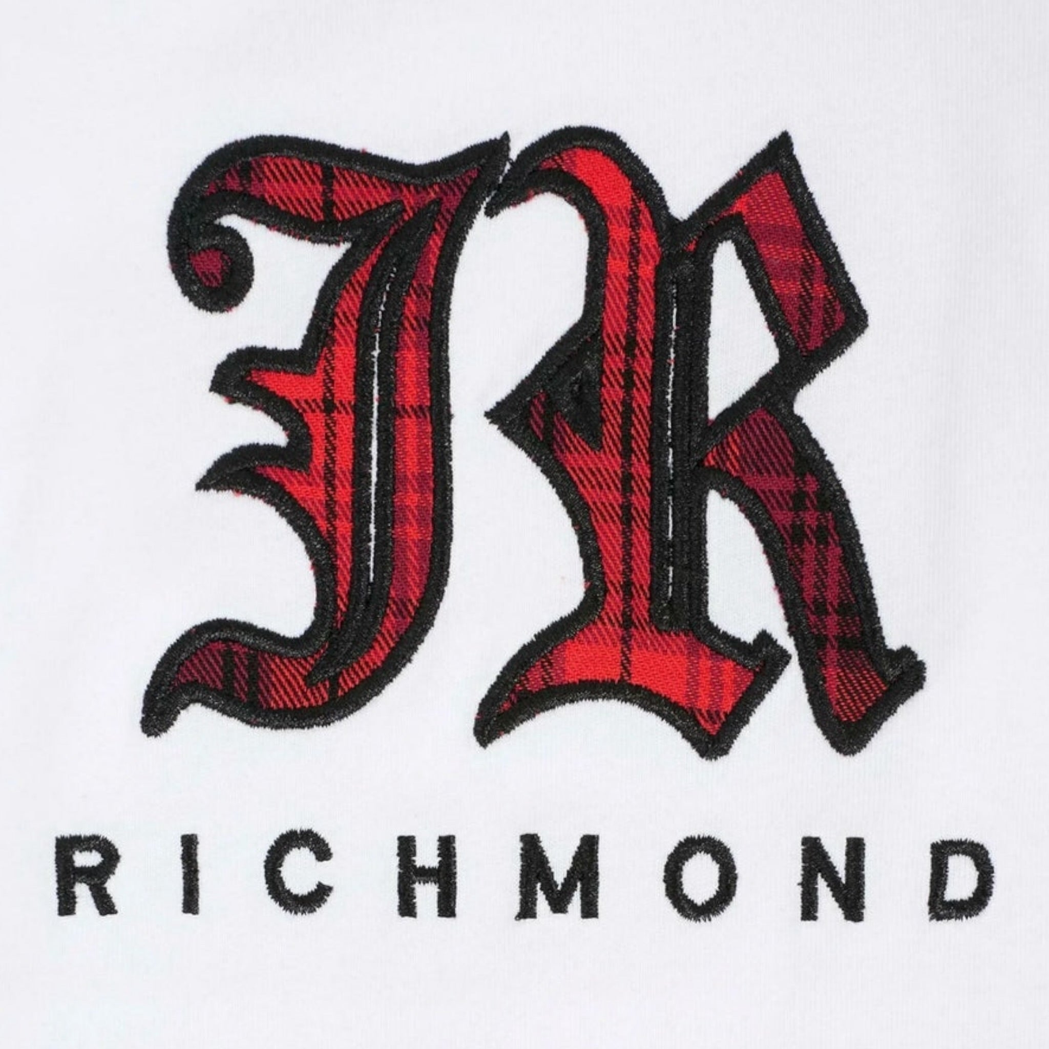 John Richmond Shirt Girocollo tinta unita con Stampa Bianco per Bambino RIA25035TSXJ BIANCO JOHN RICHMOND 