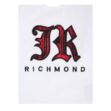 John Richmond Shirt Girocollo tinta unita con Stampa Bianco per Neonato RIA25035TSXX BIANCO JOHN RICHMOND 