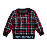 John Richmond Maglia Stampa Fantasia Girocollo Nero per Neonato RIA25041MA NERO JOHN RICHMOND 