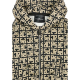 John Richmond Felpa con Zip E Cappuccio Bicolore Nero/Beige per Neonato RIA25047FE NERO/BEIGE JOHN RICHMOND 
