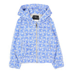 John Richmond Felpa con Zip E Cappuccio Bicolore Azzurro per Neonato RIA25047FEX AZZURRO JOHN RICHMOND 