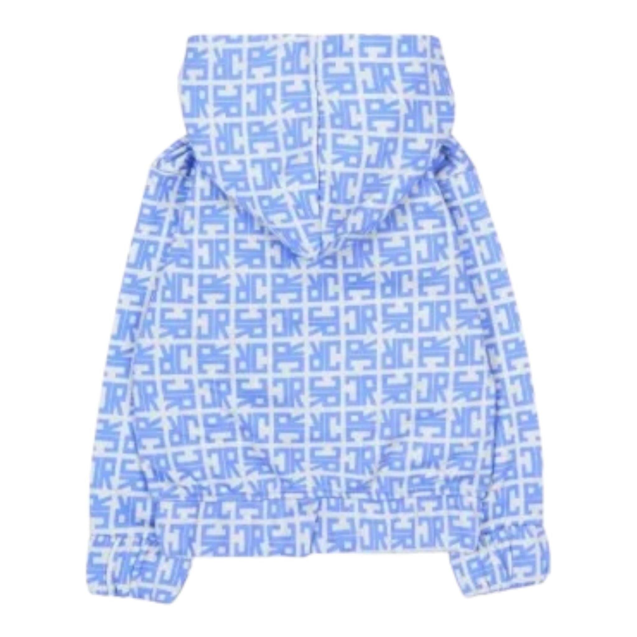 John Richmond Felpa con Zip E Cappuccio Bicolore Azzurro per Neonato RIA25047FEX AZZURRO JOHN RICHMOND 