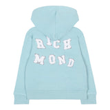 John Richmond Felpa con Zip E Cappuccio tinta unita Azzurro per Neonato RIA25054FE AZZURRO JOHN RICHMOND 