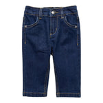 John Richmond Jeans tinta unita con Elastico In Vita Blu per Bambina RIA25081JE BLU JOHN RICHMOND 