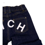 John Richmond Jeans tinta unita con Elastico In Vita Blu per Neonata RIA25090JE BLU JOHN RICHMOND 