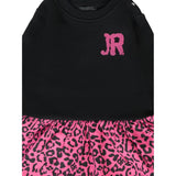 John Richmond Abito Manica Lunga Bicolore con Culotte Nero/Fuxia per Neonata RIA25120VE NERO/FUXIA JOHN RICHMOND 