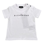 John Richmond T-Shirt tinta unita con Stampa Bianco per Neonato RIA26004TS BIANCO JOHN RICHMOND 
