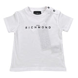John Richmond T-Shirt tinta unita con Stampa Bianco per Neonato RIA26004TS BIANCO JOHN RICHMOND 
