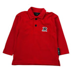 John Richmond Polo tinta unita con Stampa Rosso per Neonato RIA26005PO ROSSO JOHN RICHMOND 