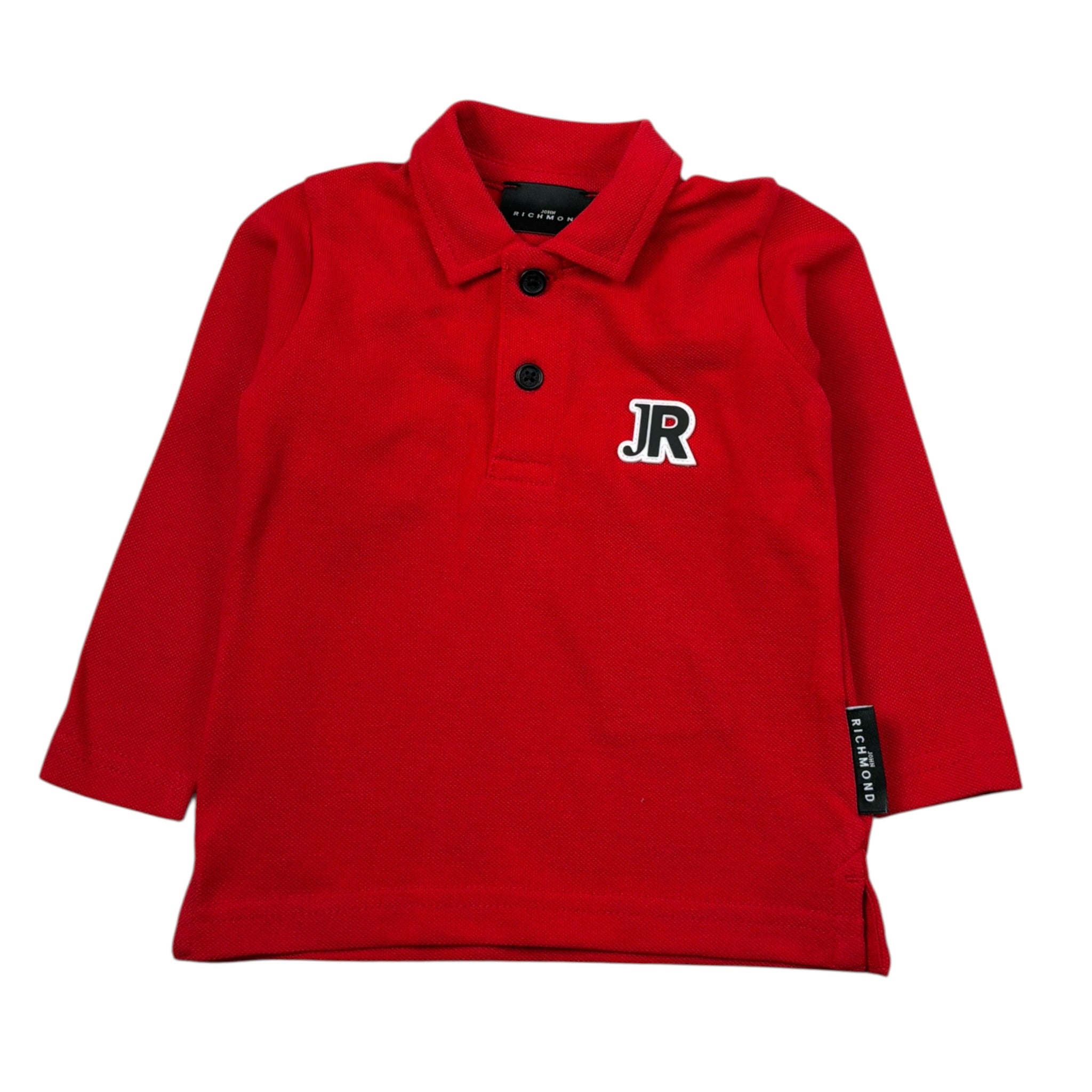 John Richmond Polo tinta unita con Stampa Rosso per Neonato RIA26005PO ROSSO JOHN RICHMOND 
